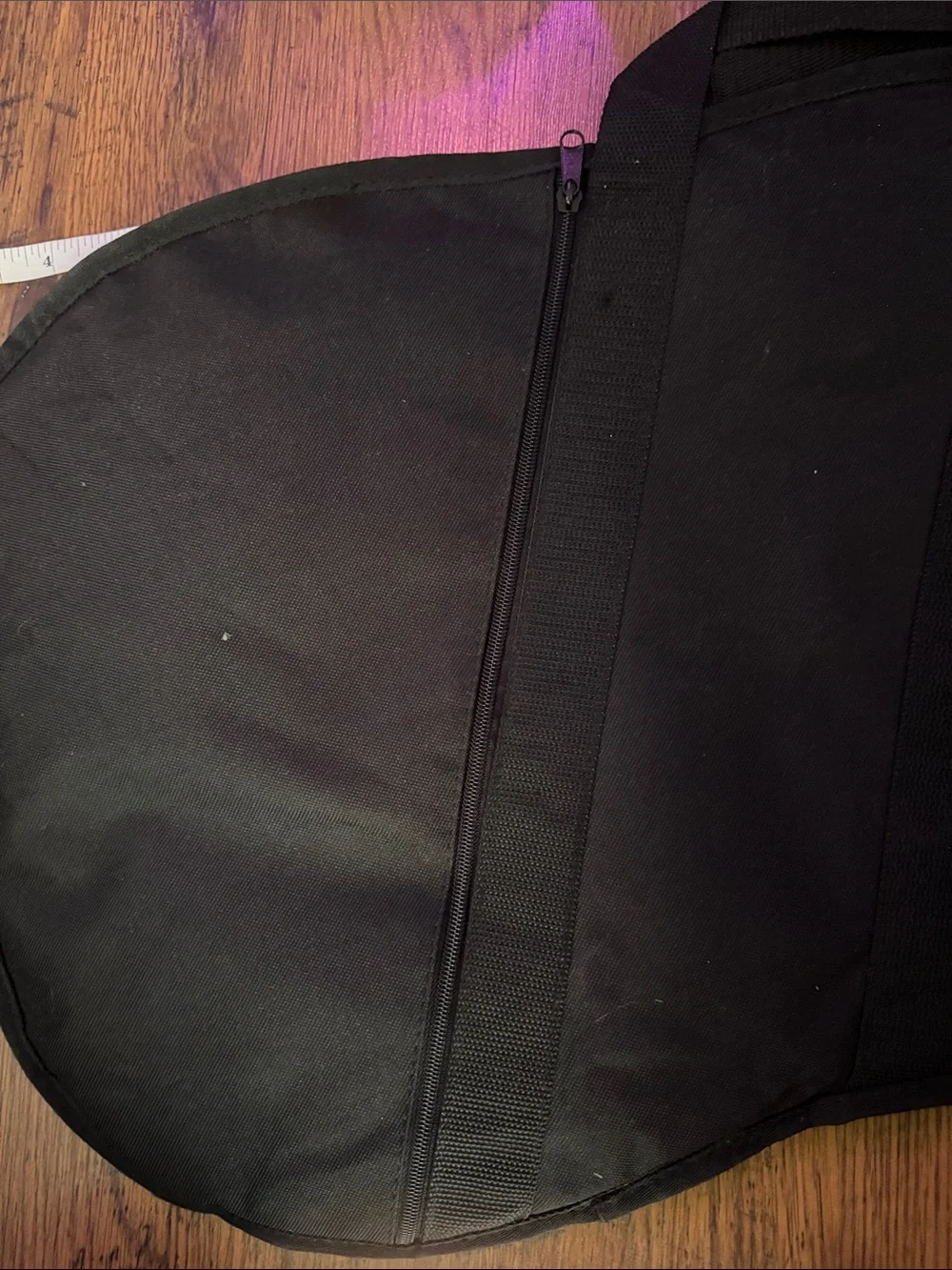 Black Men's Guitar Bag with Adjustable Carry Strap